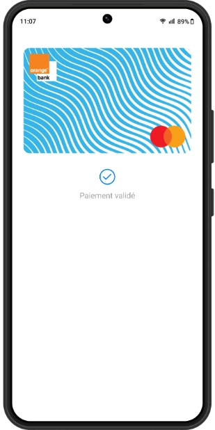 Aperçu de l'App Orange Bank : Paiement sans contact avec votre mobile
